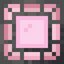 Fancy Pink Stained Glass Pane