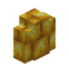 Raw Gold Brick Wall