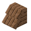 Jungle Planks Steep Base Roof