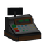 Brown Cash Register