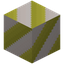 Yellow Candy Cane Block