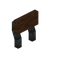 Brown Smogstem Raised Seat Back