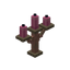 Exposed Pink Copper Candelabra