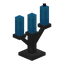 Light Blue Candelabra