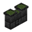 Deepslate Brick Grass Topped Wall