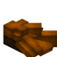 Orange Longer Roof Slab (Dark Oak)