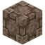 Overlapping Raw Iron Block Tiles