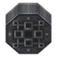 Light Gray Iron Wrapped Locometal Boiler