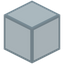 Clear Cyan Stained Glass