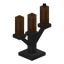 Brown Candelabra