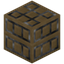 Light Chiseled Wood Pillar