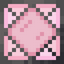 Large Diamond Pink Stained Glass Pane