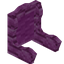 Magenta Pink Bioshroom Fancy Seat Back