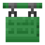 Green Enchanted Hanging Sign