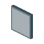 Clear Cyan Stained Glass Pane
