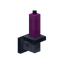 Magenta Iron Wall Candle