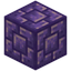 Brick Bordered Amethyst Block