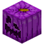 End Purple Carved Pumpkin