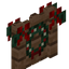 Jungle Fence Gate with Lit Wreath