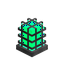 Inverted Lime Laser Lamp