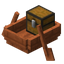 Acacia Boat with Chest