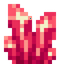 Red Corundum Cluster