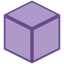 Purple Clear Crystalix Glass