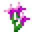 Glimmering Magenta Flower