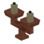Copper Double Candle Holder