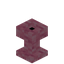 Pink Wool Standing Torch