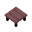 Cherry Bench Without Back