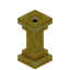 Gold Standing Torch - L