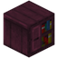 Crimson Bookshelf with Door