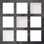 Square White Stained Glass Pane