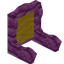 Yellow Pink Bioshroom Fancy Seat Back