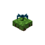 Floating Cyan Flower