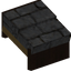 Roof Upper Straight 22 Grey Slate