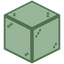 Green Bordered Crystalix Glass