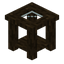 Dark Oak Glass Table