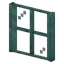 Prismarine Four Pane Window