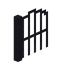 Curved Metal Fence Gate
