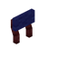 Blue Netherwood Raised Seat Back
