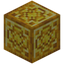 Engraved Raw Gold Block