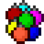 Bright Colored Ornaments