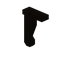 Curved Corbel Dark Oak