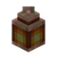 Brown Waxed Exposed Copper Lantern