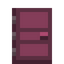 Dual Paneled Crimson Door