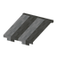 Light Gray Striped Awning