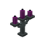 Magenta Silver Candelabra