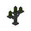 Green Silver Candelabra